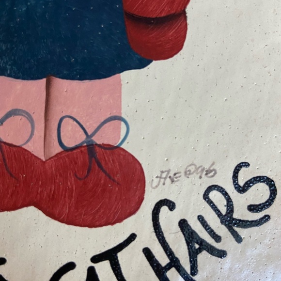 Plain Jane Handcrafted Slate Plaque “No Outfit Is Complete Without Cat Hairs” - Picture 3 of 8